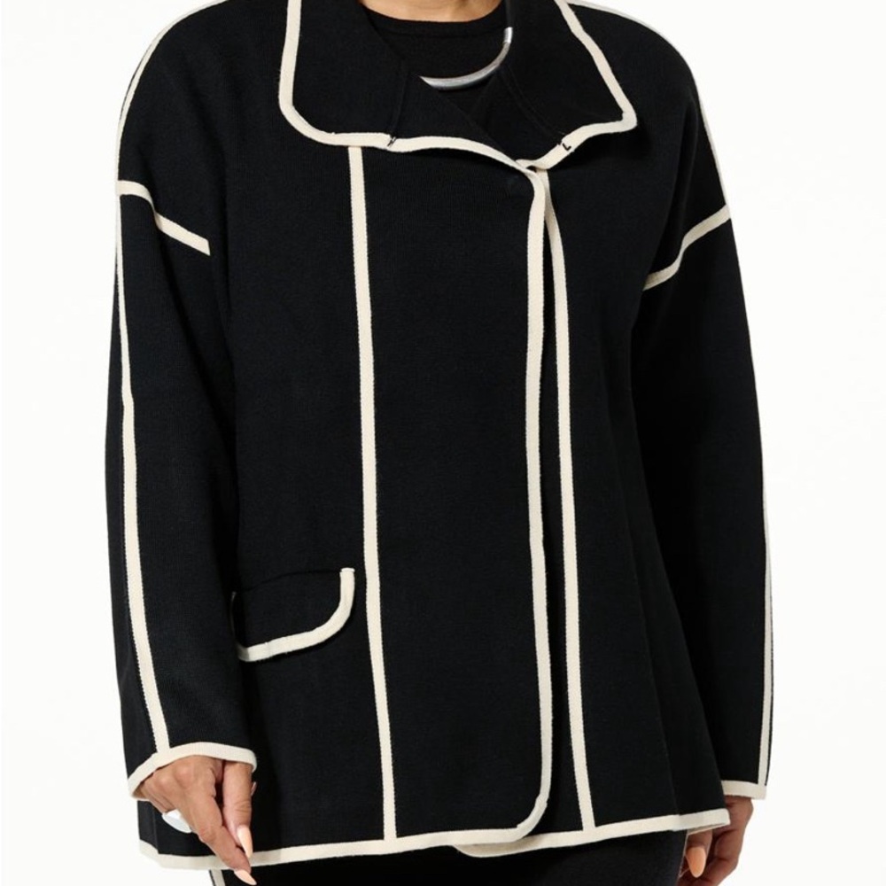 NWT WynneLayers SoftKNIT Sweater Knit Jacket